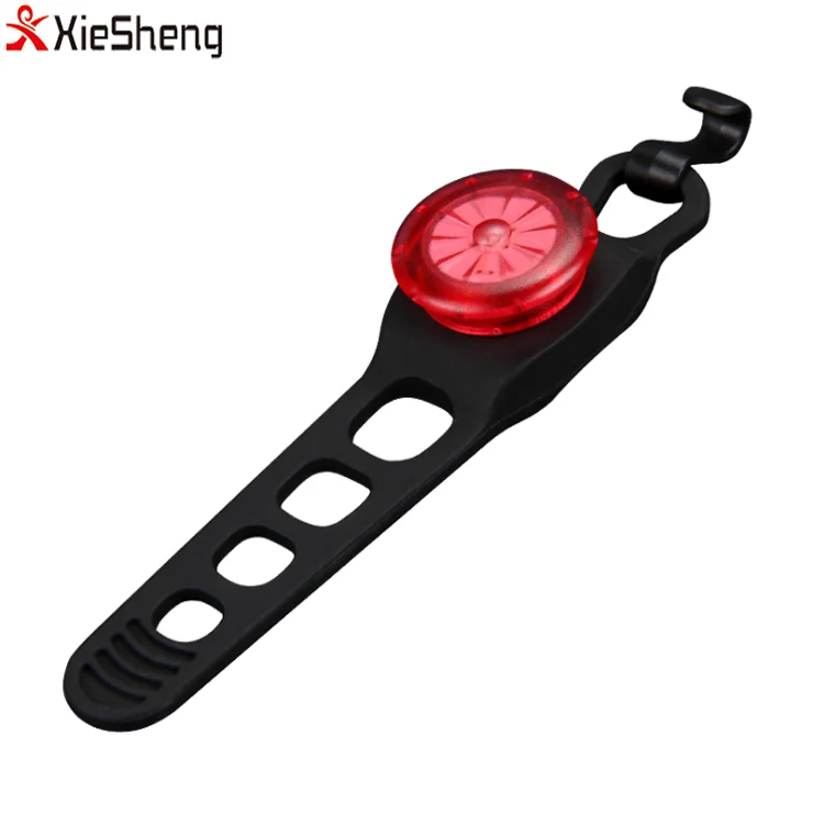 Waterproof bike rear light IPX6 CR2032 bicycle taillights led mountain bike riding mini warning led tail light