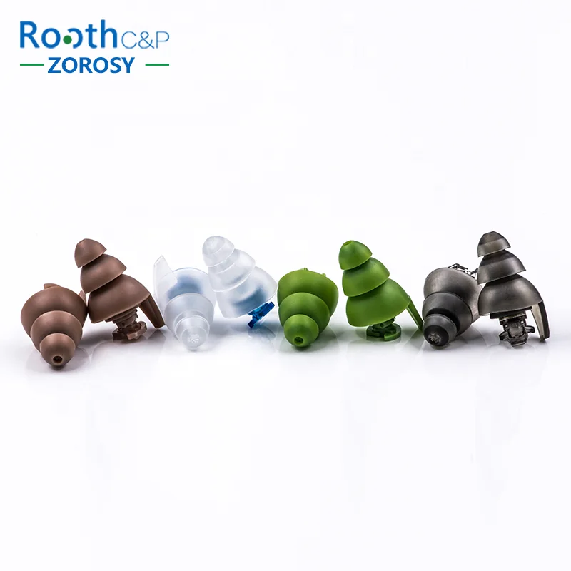 ear plug filter dual switched new material TPE for noise environment
