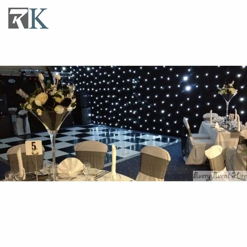 Wedding backdrop event led curtain flexible mobile star curtains