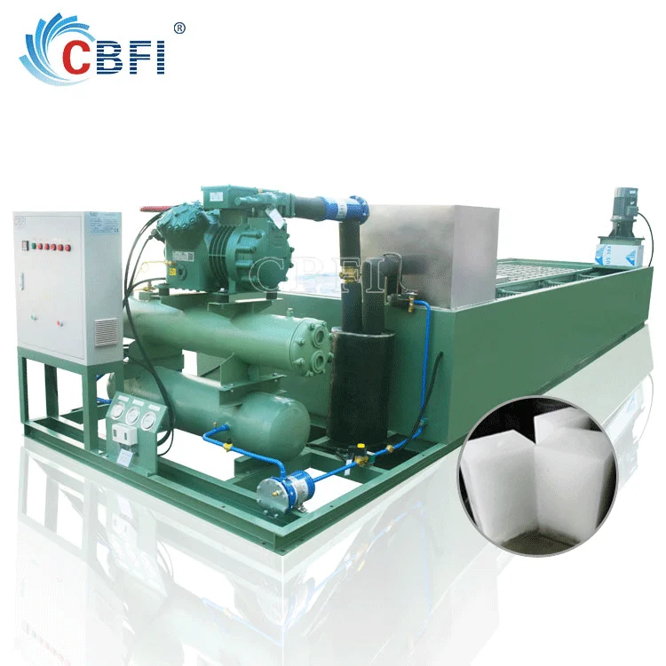 Крупноблочная установка для производства льда за рубежом, 100 тонн