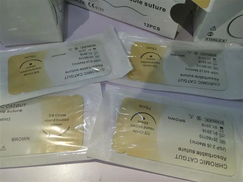 Low price disposable chromic catgut surgical suture factory