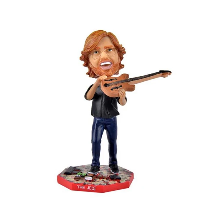 Hot Selling 3D Resin Custom Animal Wolf Bobble Head Dolls Sports Event Mascot