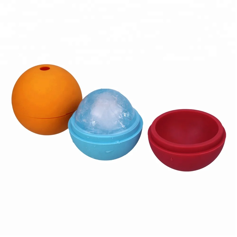 Round Silicone Ice Ball Mold Large Whisky Ball Mold Ice Cream Molds
