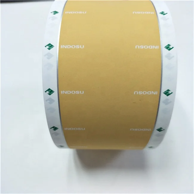 Gold supplier smoking logo printed yellow cork tipping paper cigarette tipping paper