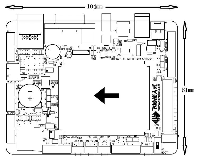 Low Price Industrial Grade Linux Single Board Computer OK335xS-II WinCE Development Board