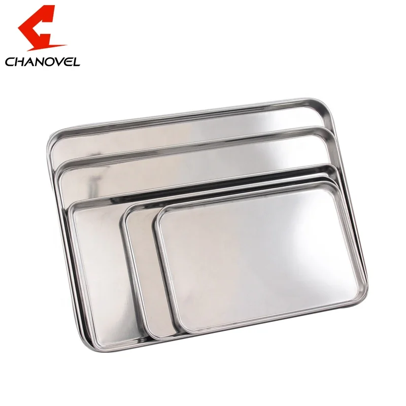 304 Stainless Steel Baking Dishes Pan Oven Trays Kitchen  Bakeware Baking Pans