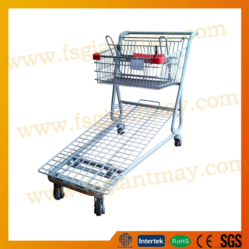 Большой объем плоским тележка с тяжелых обеспечение качества колеса