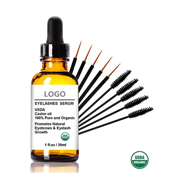 Best Manufacturer Wholesale Pure Organic Eyelash Growth Castor Oil