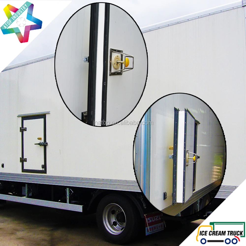 ColdKing 4.8m length ice cream truck body for NPR chassis Kooltube eutectic truck refrigeration units ice cream truck for sales