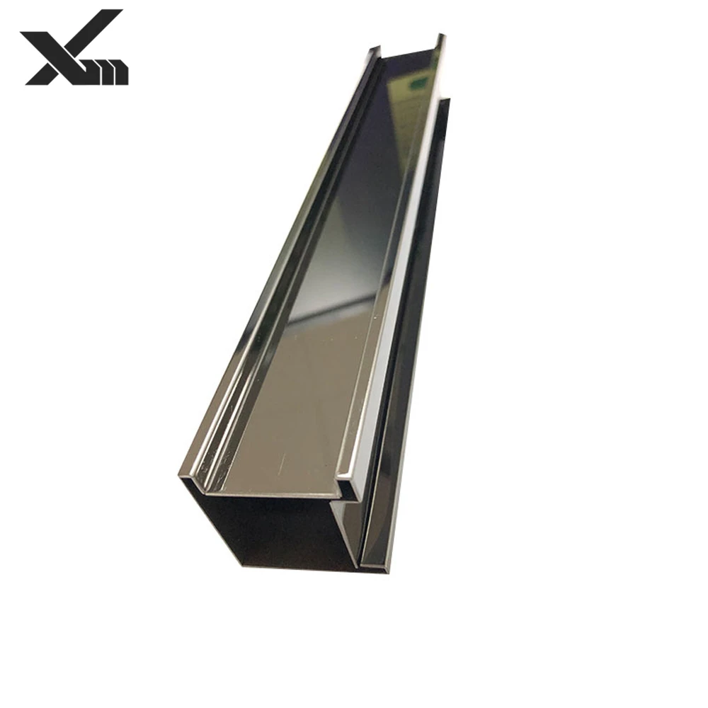 
Good quality 304 stainless steel U channel for apartment decorative skirting 