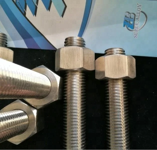 
Incoloy 800/800H (UNS N08810/W Nr.1.4958)/800HT STUD BOLT C/W 2 NUTS 