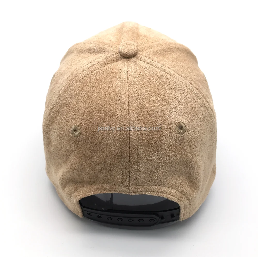 Custom 6 Panel Adjustable Strapback Baseball Suede Cap