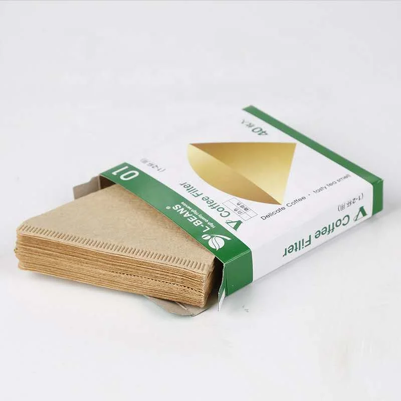 Manufacture Natural Wood Pulp Unbleached Coffee Filter Paper For Coffee Filter