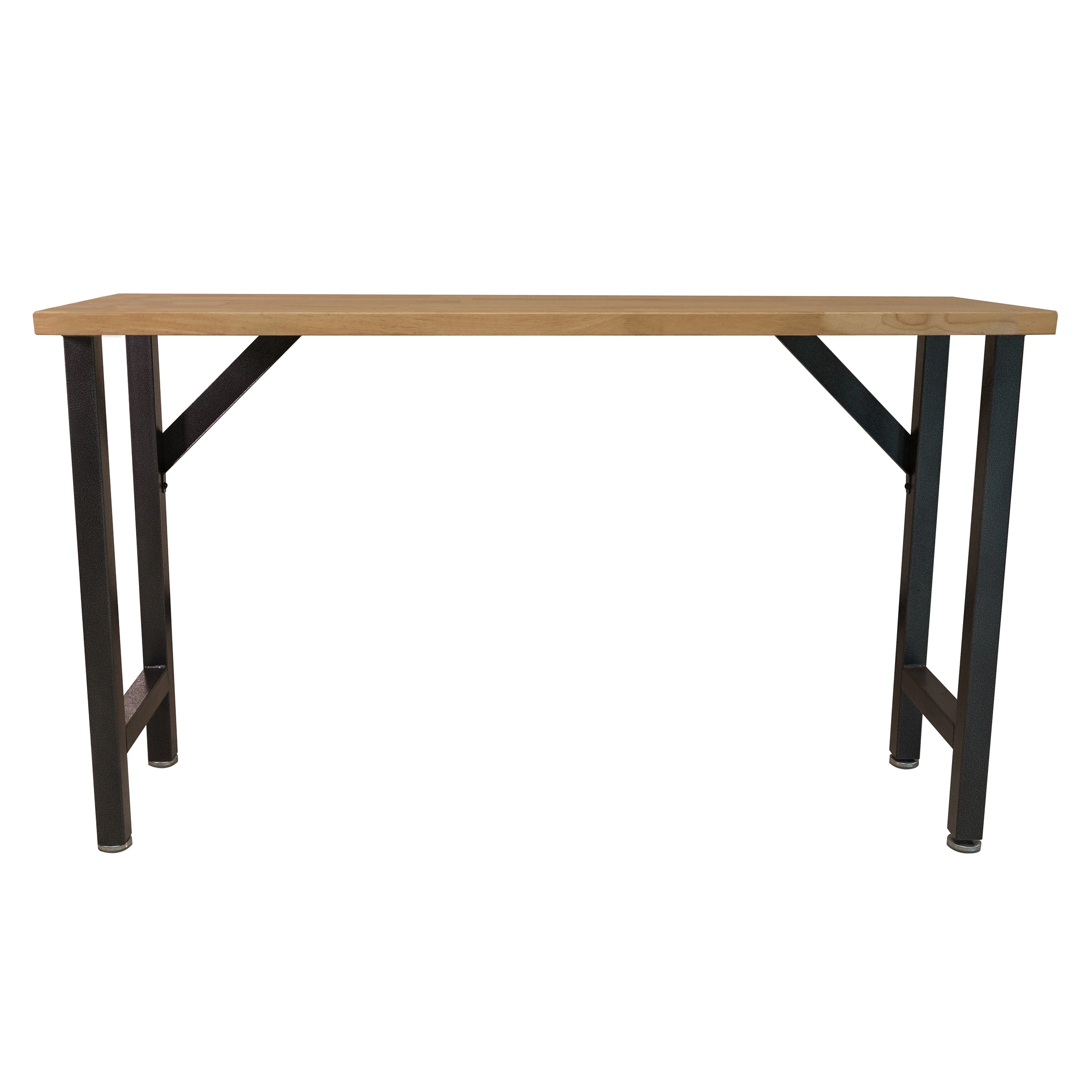 home study furniture antique wood work table workshop wood top steel frame garage commercial furniture general use and school