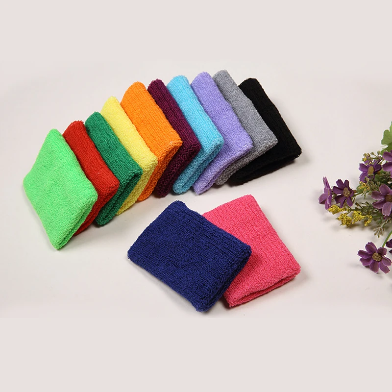 Wrist Sweatbands Fashion Style China Elastic Cotton Sweatband Towel Wristbands With Free Sample