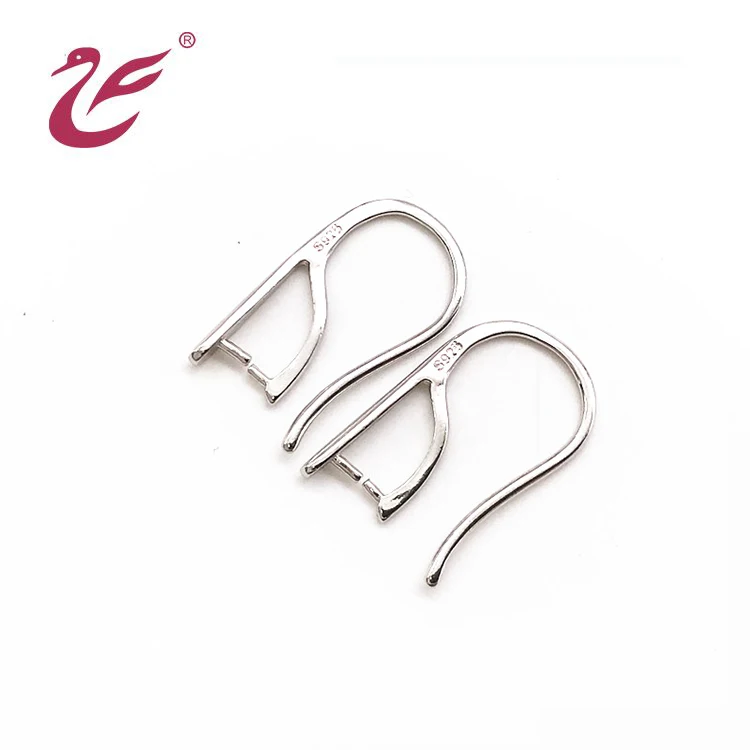 2021 Latest Design fashion model sterling silver earring hooks DIY jewelry finding earring wire earring finding