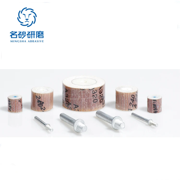 Abrasive 3/6mm Shank Tapered Grinding Head Emery Cloth Mandrel Mounted  Point metal stainless steel buffing  mingsha customized