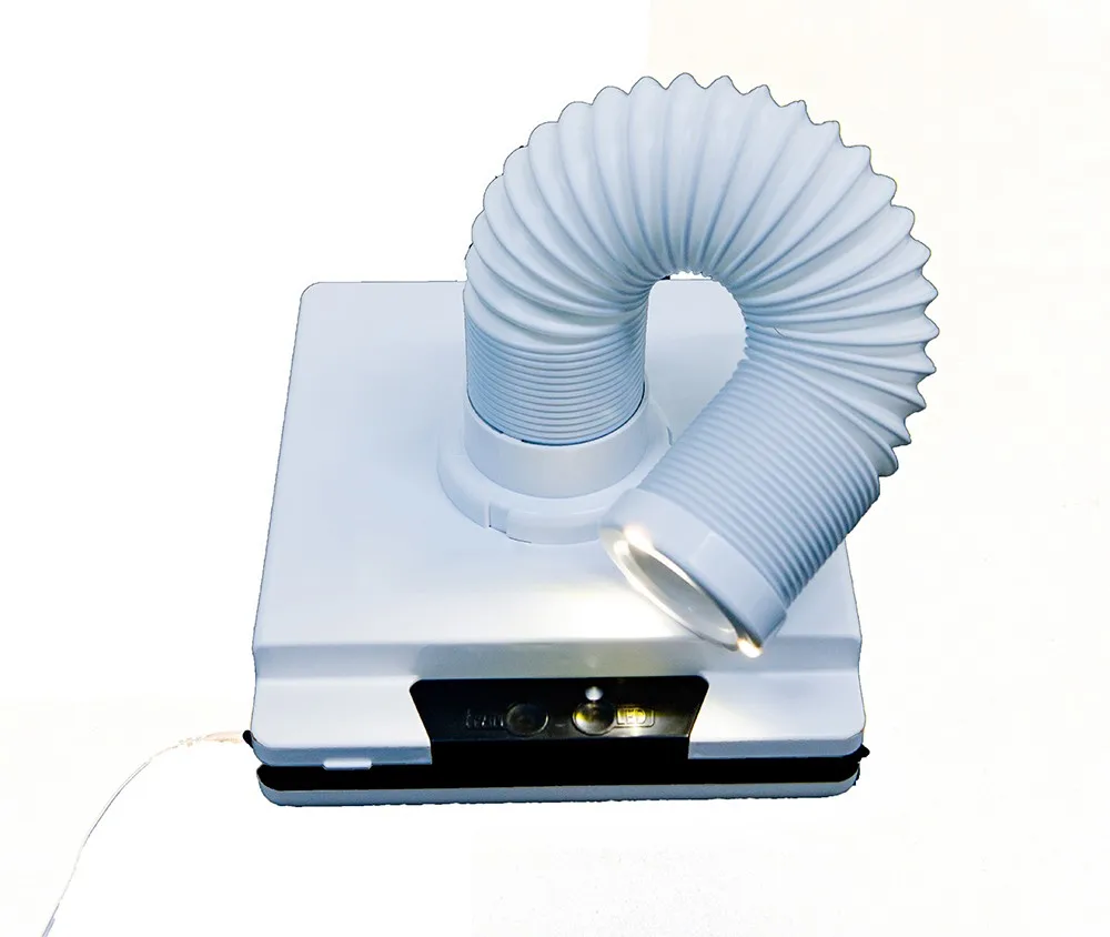 Nail Dust Collector, 60W Suction Dust Machine Vacuum Cleaner Nail Art Manicure Device with Touch Sensor Design