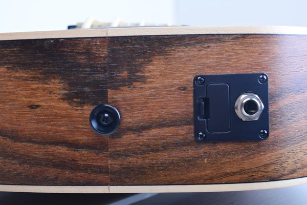 UBS02 30inch Professional 4 Nylon String Electric Acoustic Ukulele Bass