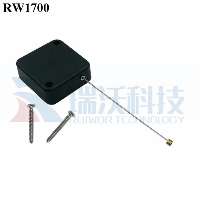 RuiWor RW1700 Wholesale Retractable Recoiler Cuboid Anti Theft Tether Pull Box with High Quality and Low Price