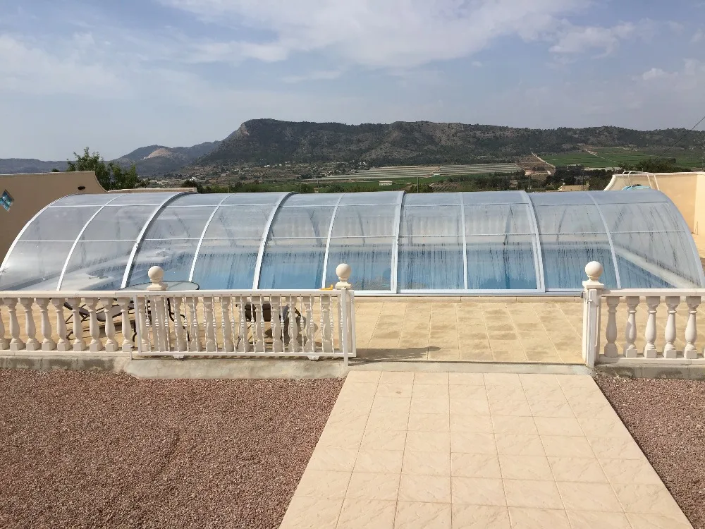 Hot Sale Polycarbonate Swimming Pool Enclosure Kits for Winter Swimming Pool