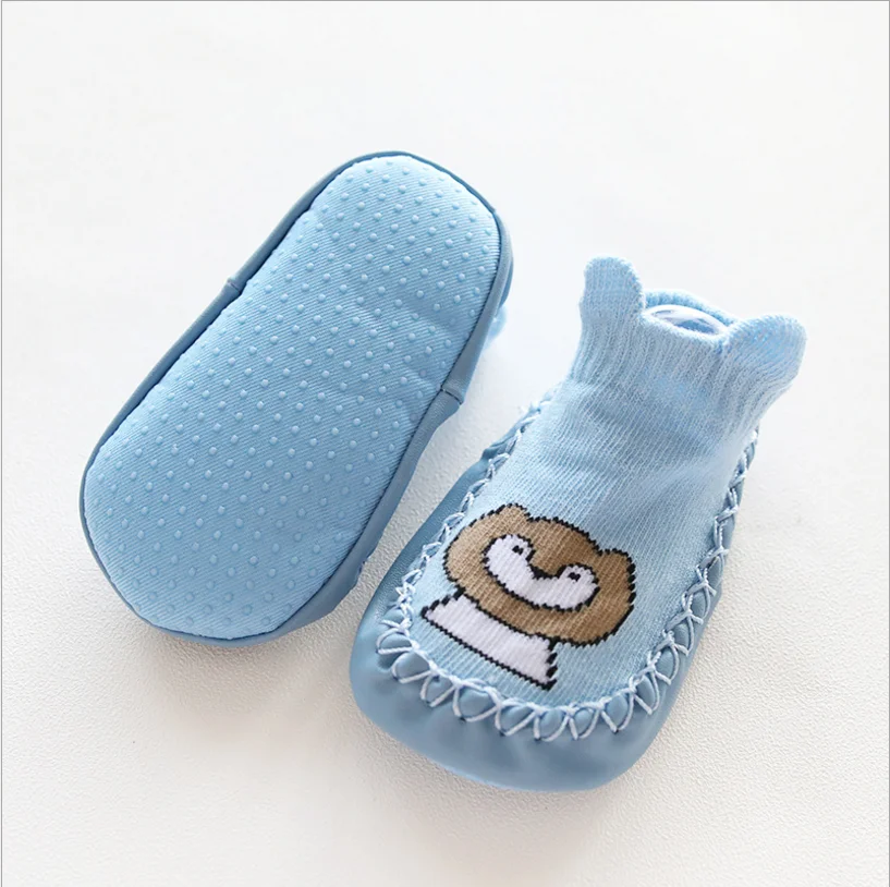 
Newborn baby non -slip socks rubber shoe socks toddler tube socks 