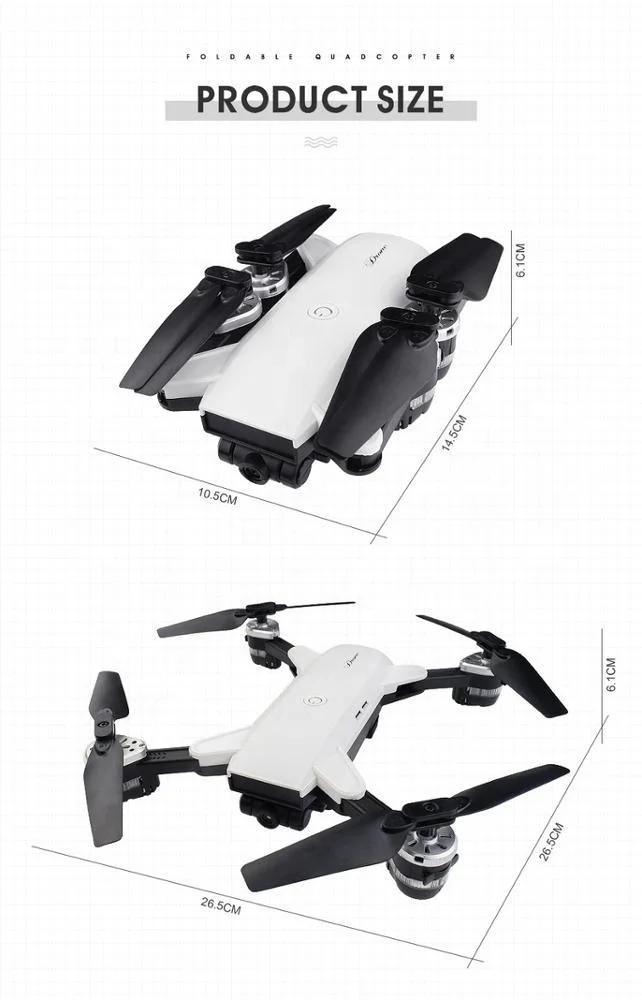 
WIFI FPV 2MP Wide Angle Camera High Hold Mode Foldable Quadcopter Frame Underwater Drone Xiaomi Mi Drone 4k 