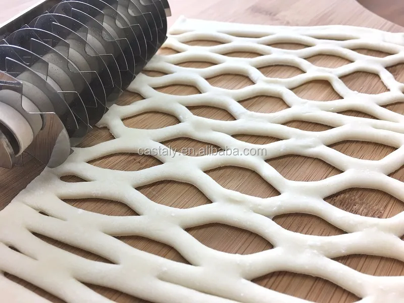 Small Size Pie Crust Mesh Shape Cutter Lattice Roller Baking tools