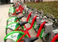 Low cost lower maintenance smart bike sharing system without docking station with shaft drive chainless bicycle