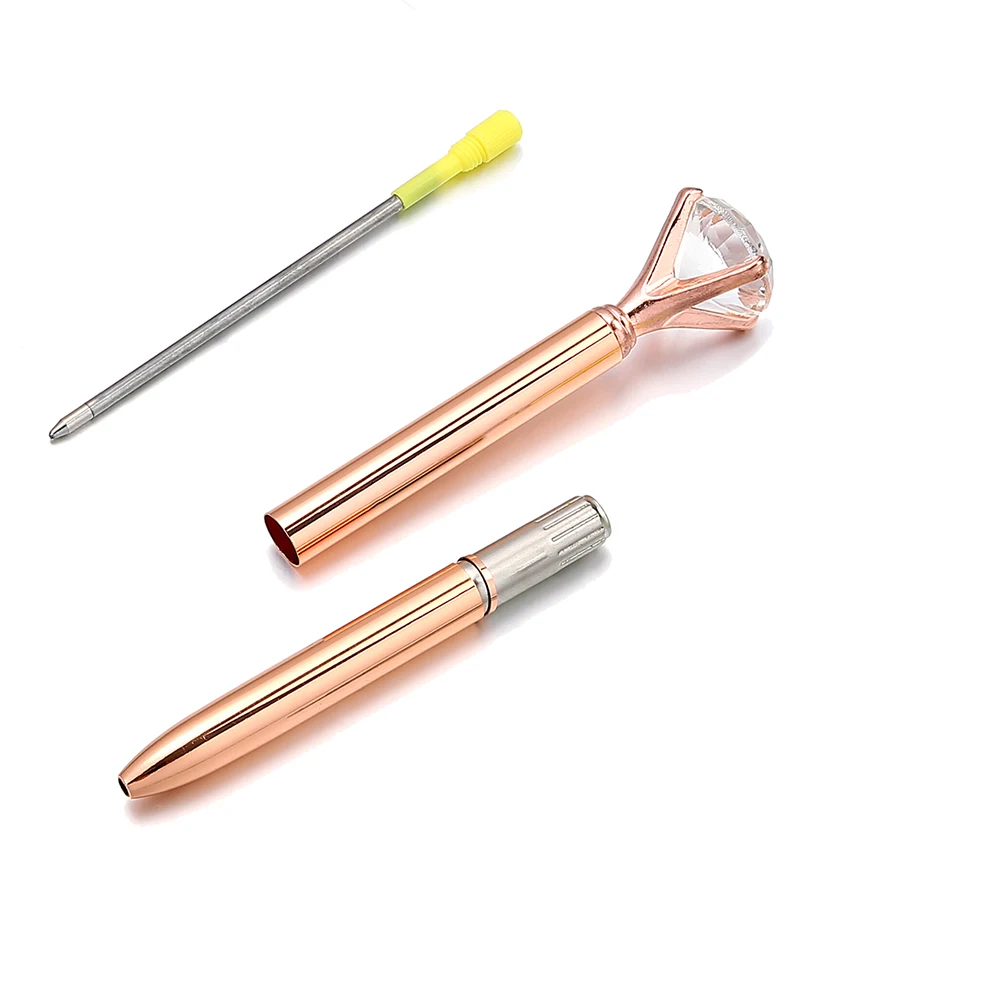 JH Personalized Big Diamond Pen Wedding Gift Crystal Diamond Pen