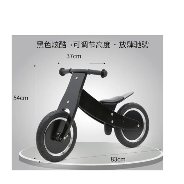 Good price Wooden Beginner Bike Sport Training tool wooden Balance Bike