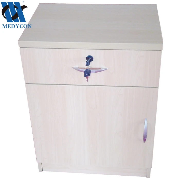 Bedside cabinet for hospital,hospital bedside cabinet MDF
