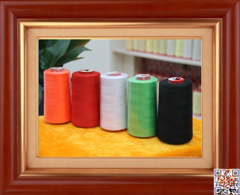 Made in CHINA factory 100% spun polyester sewing thread 40/2 20/3 20/2 50/2 60 s/2 high tennacity poly sewing yarn cheap price