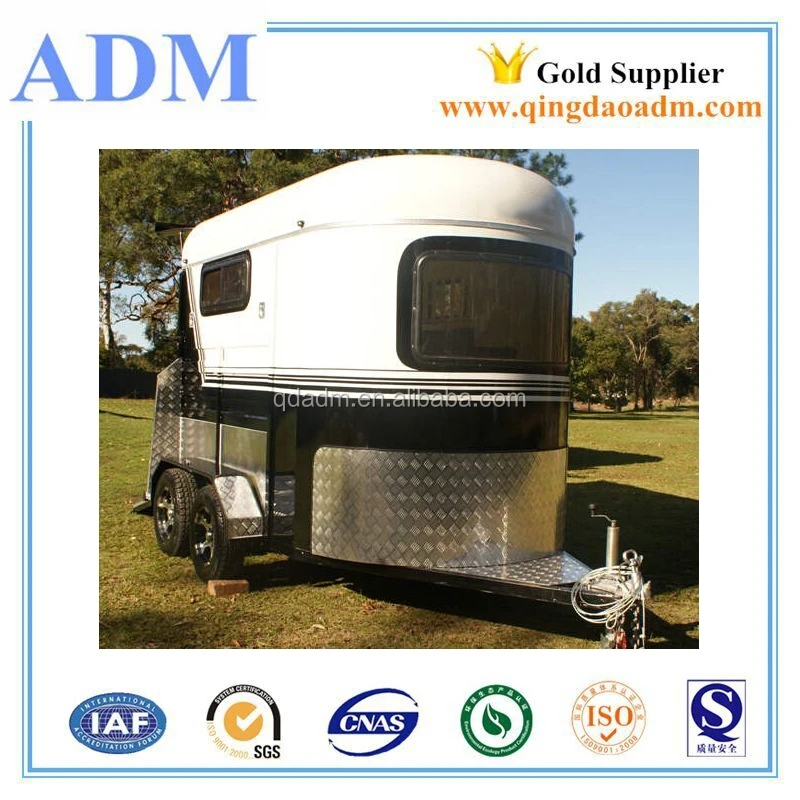 AU,NZ Campering 2pcs Angle Style Horse Float Trailer
