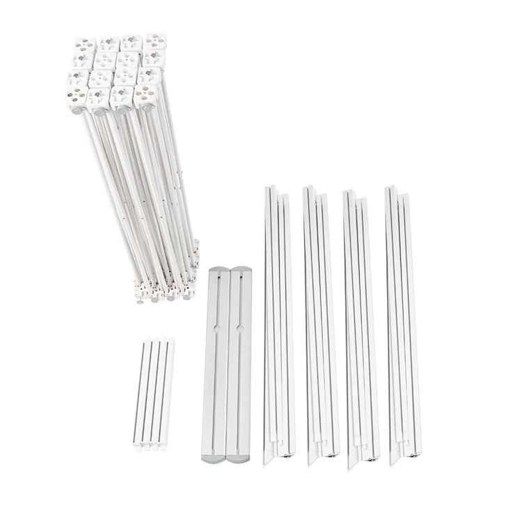 Folding Advertising Trade Show Equipment 3x3 4x3 SEG pop up display banner stand