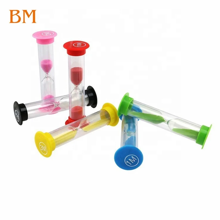 Plastic Colored 30sec/1/2/3/5/10 Minutes Hourglass Sand Timer for Kids Games Classroom Kitchen Home Toothbrush Sand Glass Timer