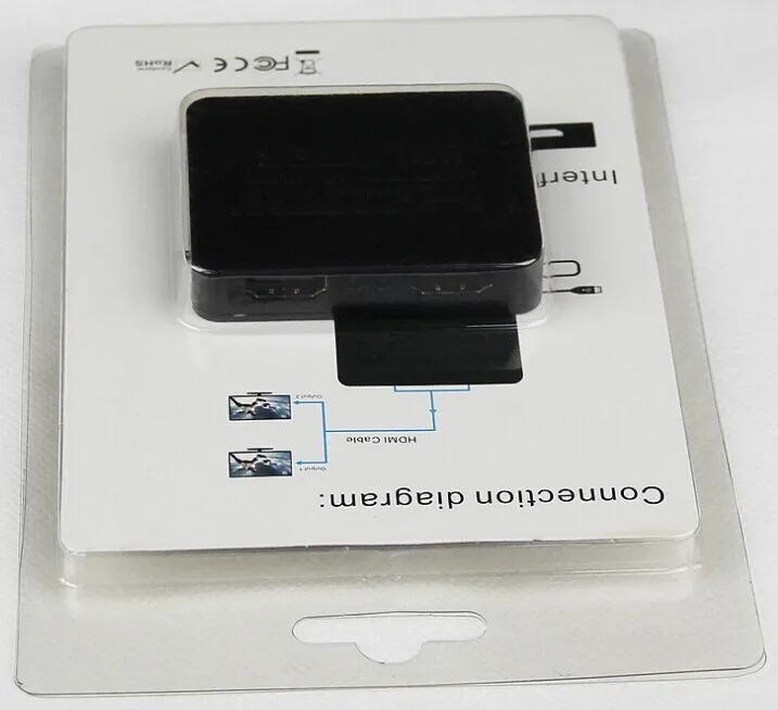  4K * 2K HD видео HDMI сплиттер 2 порта 1x2 1 в выхода Поддержка full 3D 1080P/60