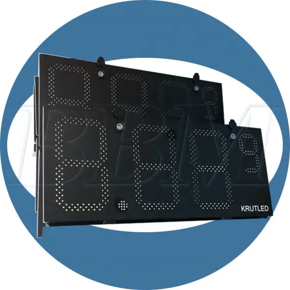 Service station 12 inch led gas price sign