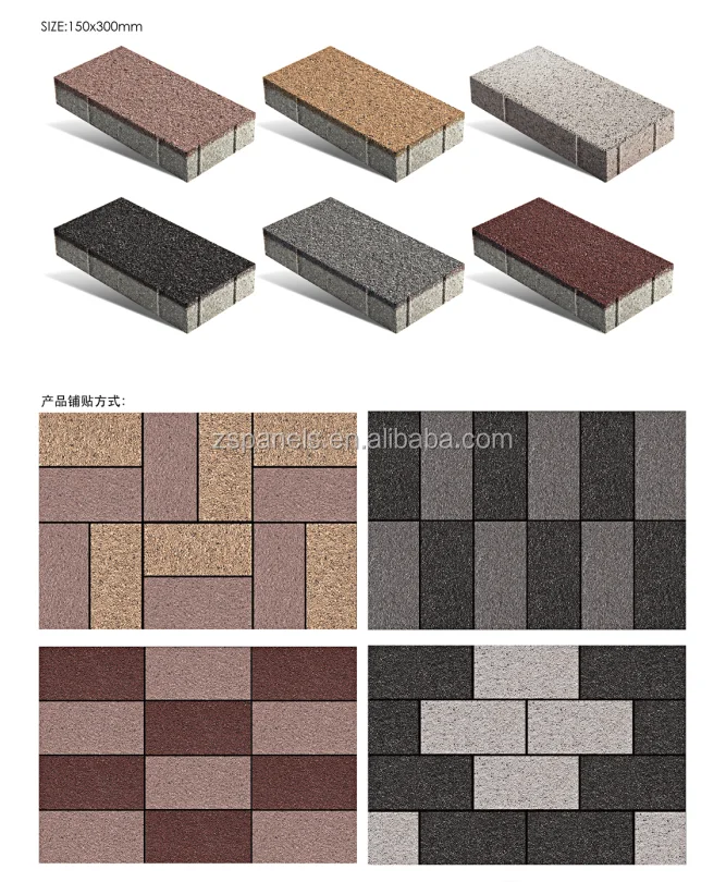 
Ecological Ceramic Permeable Brick tile, sidewalk tile, drive way brick wall tiles 