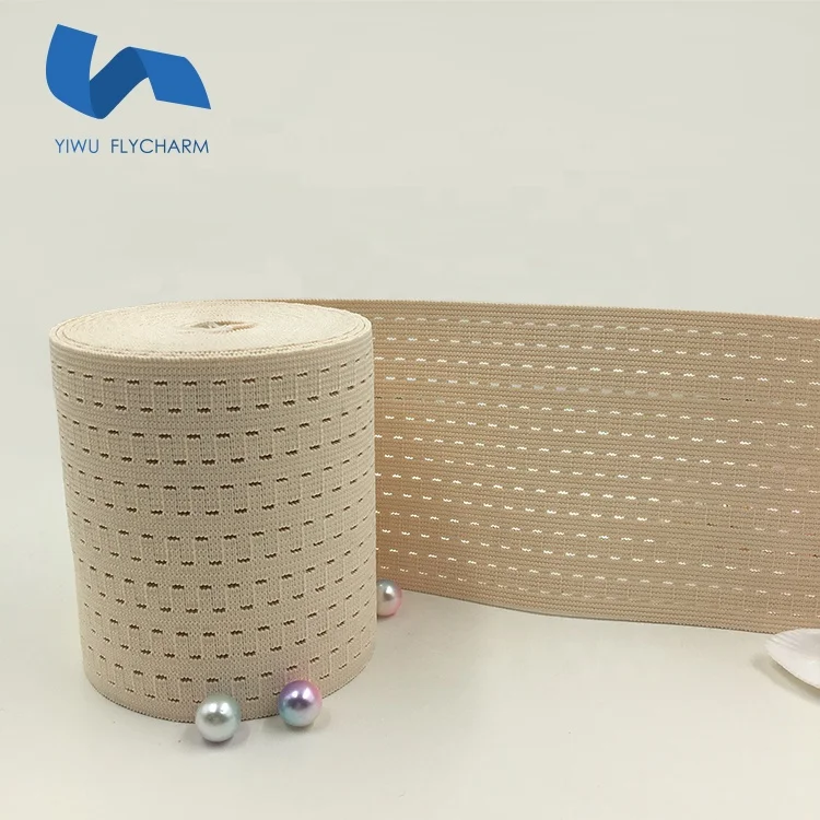 Manufacturer crochet micropore elastic webbing  for medical orthopedic bandage