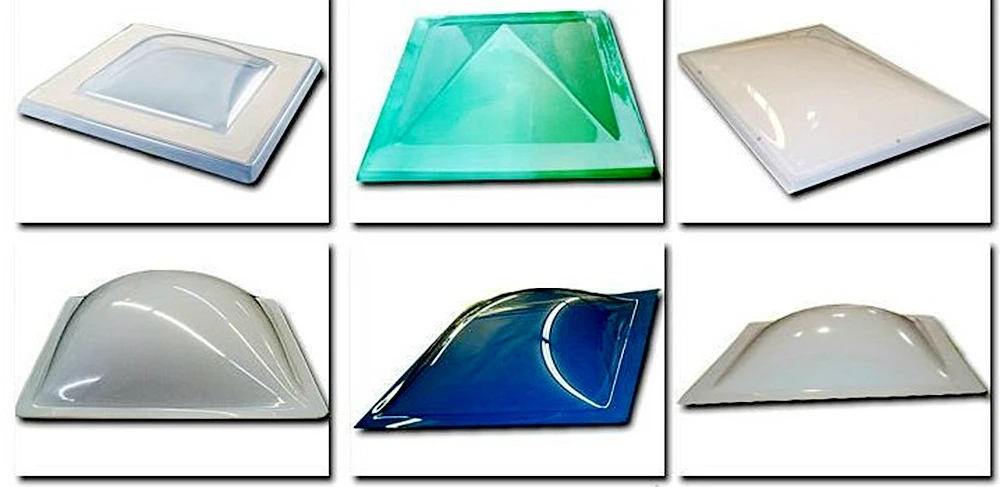 Eco-friendly indoor skylight dome basement PC dome skylight roof PMMA dome cover