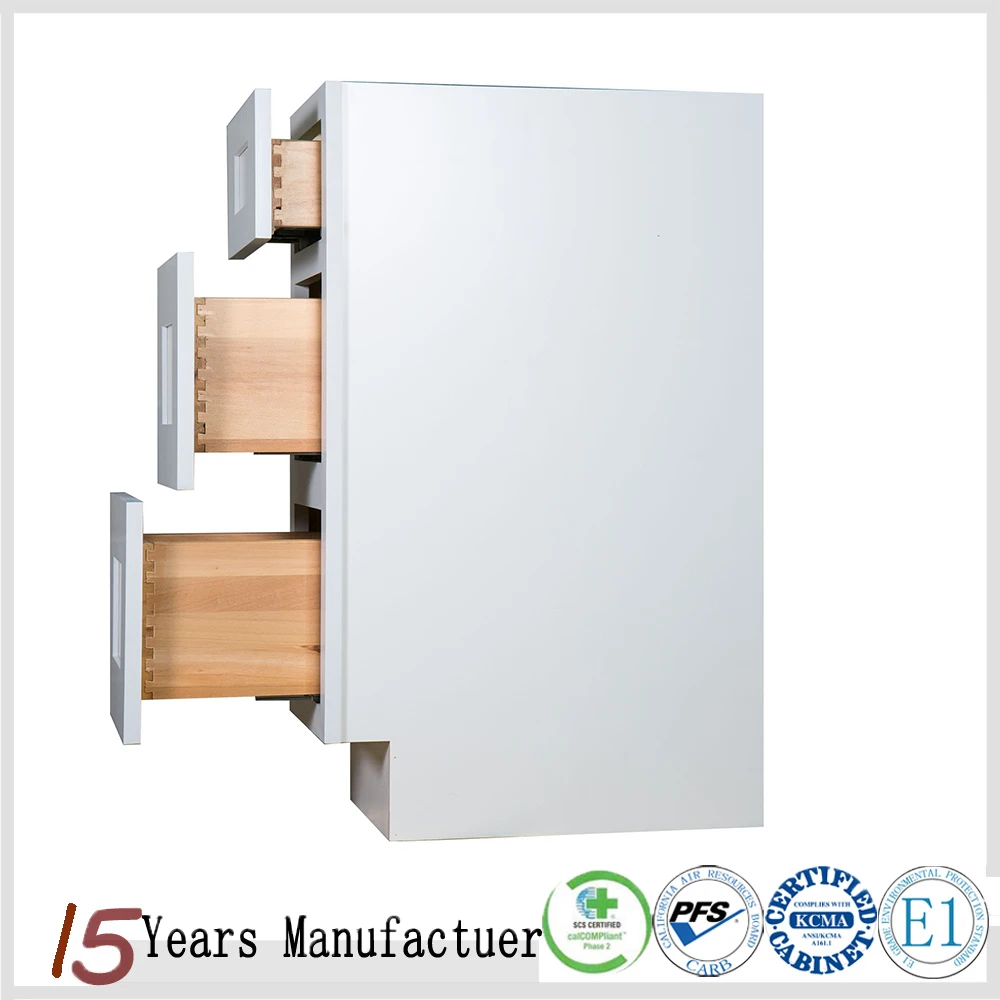 
Ready Made Modular White Shaker Kitchen Cabinet With Shelf 