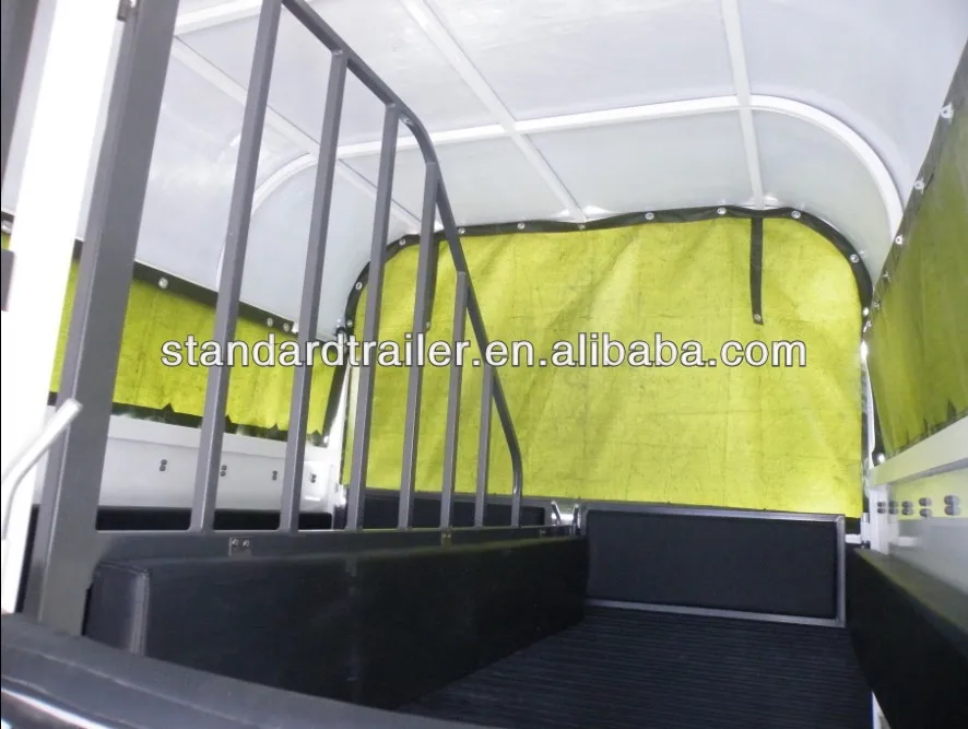 
Two horse straight load economic horse float 