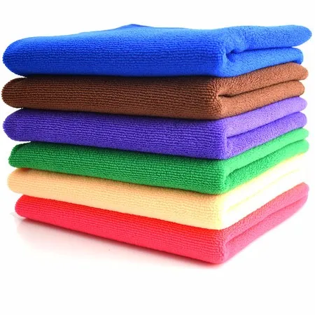 Hot Sale weft knitted Microfiber towel for Car &Hand cleaning