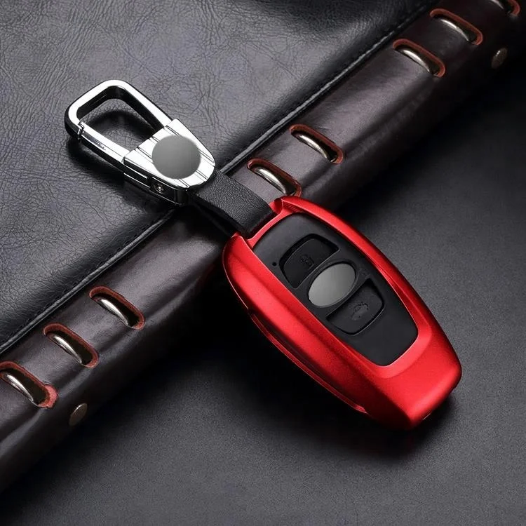 
Red Metal Alloy for Smart Remote key For 2018 BRZ WRX STI Legacy Outback XV Crosstrek 