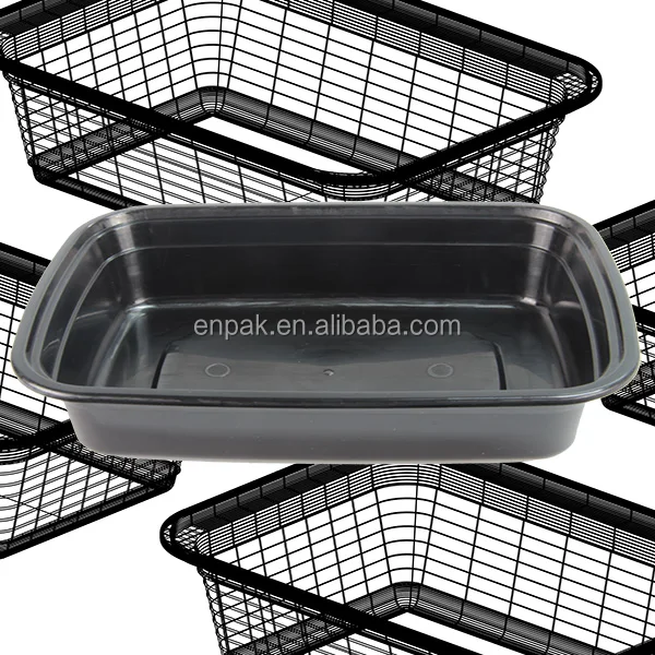 Disposable plastic food containers 28 oz Meal prep PP boxes