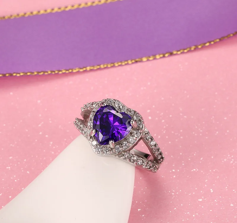 Fashion jewelry Wholesale Round Silver Diamond Drill Bit Engagement Gold Plated Ring