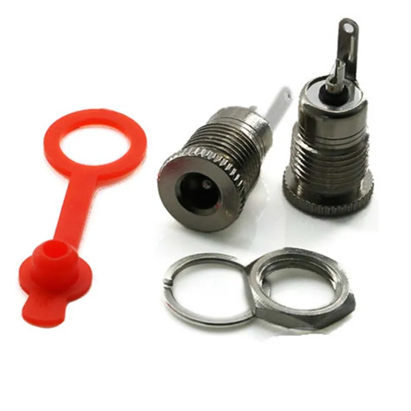 5.5x2.1mm 5.5/2.1mm DC female Power Jack Socket Threaded Female Connector