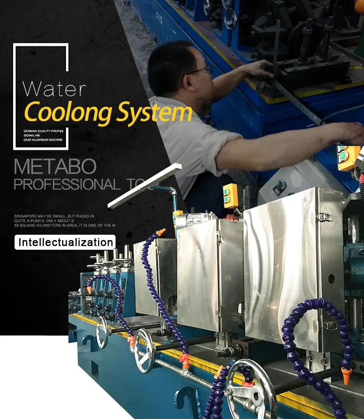 Factory direct selling tube production line iron pipe making machine