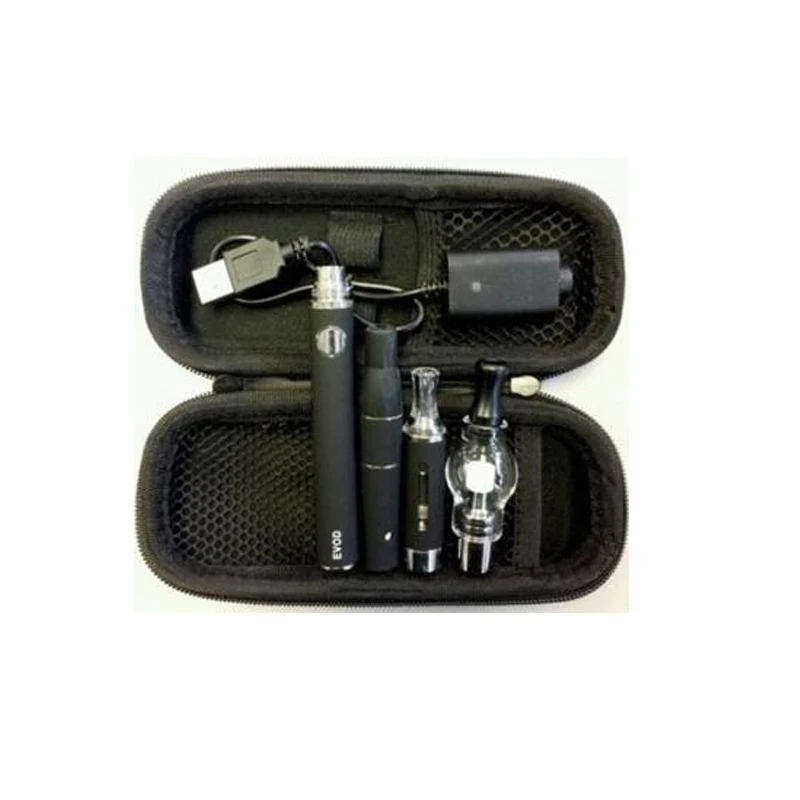 3 in 1 Vaporizer Starter Kit for Vapor MT3 Atomizer Ago Dry Herb Glass Globe Wax Dome Evod Batteries Vape Pen Kit